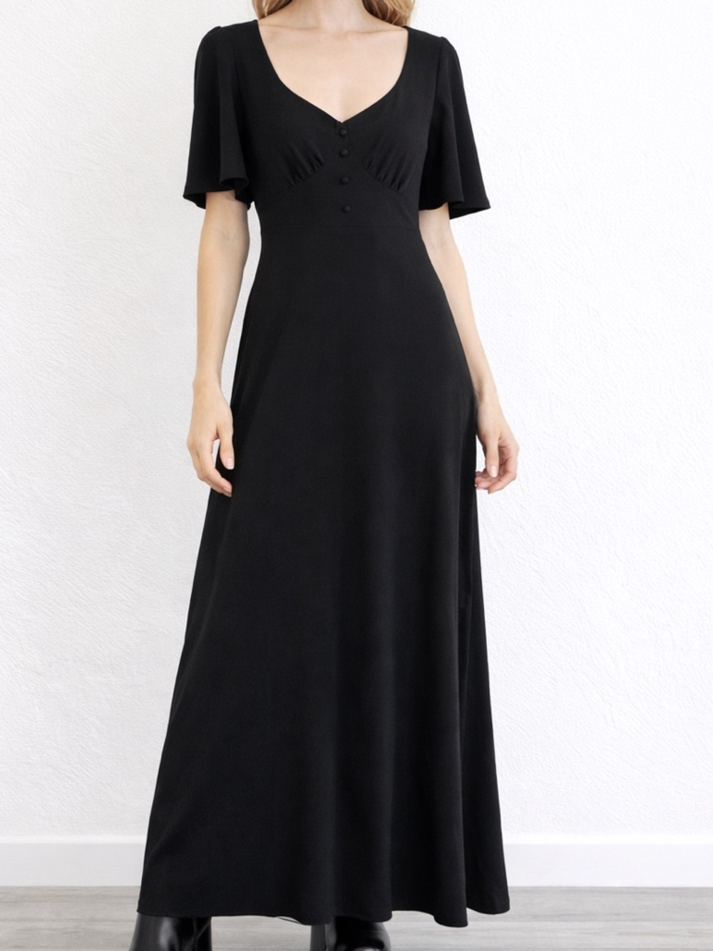 Killstar Arboraceous Black Maxi Dress XL
